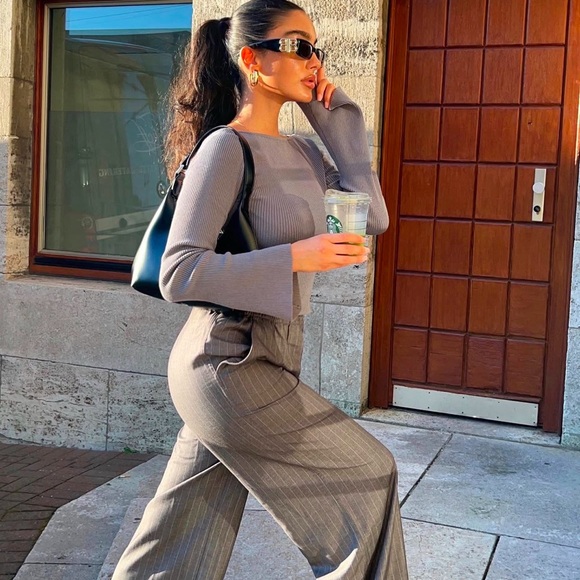 Balenciaga Dynasty Rectangle Sunglasses in Black - Picture 5 of 6